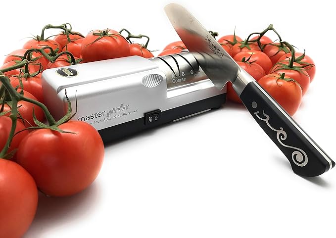 Premium Knife Sharpener Bundle Deal with Martin Yan's Chef Knife