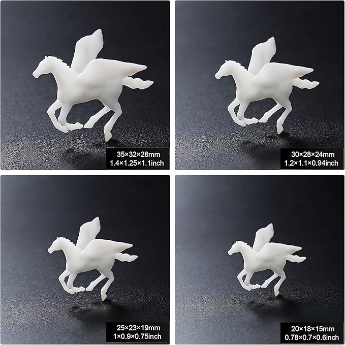 Woohome 14 PCS 3D Resin Mould Filler Mini Horse Paper Crane Paper Airplane Resin Casting Moulds Fillers, 3D Resin Filler Art Craft Supplies Epoxy Moulds for Art Resin Crafts DIY