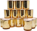 10 OZ Thick Candle Jars for Making Candles 15 Pcs, Empty Jars with Wood Lids for Candle Making, Sample Container, Gold