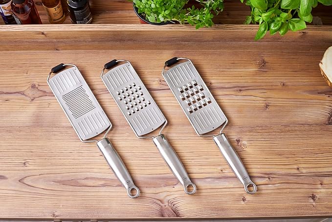 Rosle 95005 Kitchen Collection Stainless Steel Grater/Slicer Fine Stainless