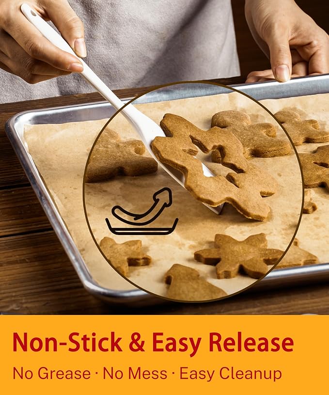 200 Pcs Parchment Paper Sheets, 12x16.5 Inch Precut Non-Stick Unbleached Parchment for Baking, Cookie, Cooking and Bread, Fits Half Sheet Pans