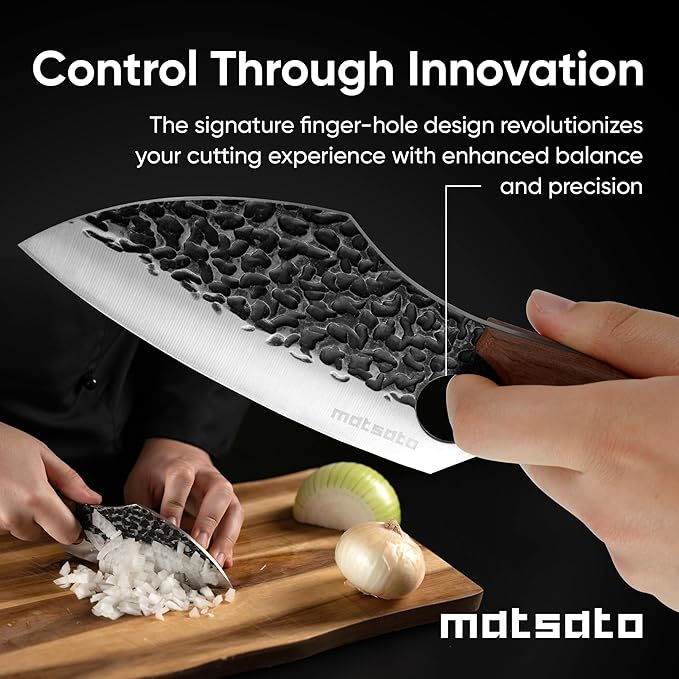 Matsato Chef Knife, Kitchen Japanese Steel Chefs Knife, Meat & Vegetables Cooking And Chopping Chef Knives, Cuchillos De Cocina - Kitchen Gifts, Womens, Dad Gifts for Christmas 4.53 Inches Blade