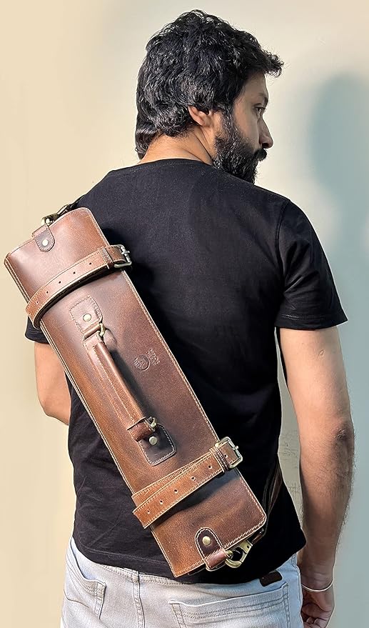 Rustic Town Genuine Leather Chef Knife Roll All Purpose Chef Roll