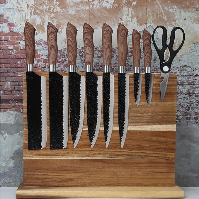 Knife Broad With Strong Magnets,16X12 Inches Magnetic Knife Block without Knives,Display Stand and Storage Rack