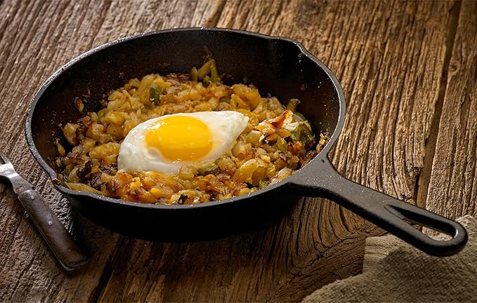 Mercer Culinary Pre-Seasoned Cast Iron Skillet, 8-Inch (Pack of 8)