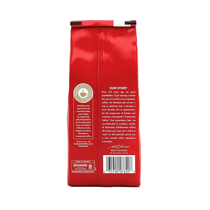 Community Coffee French Roast Ground Coffee, Extra Dark Roast, 32 Ounce (Pack of 3)