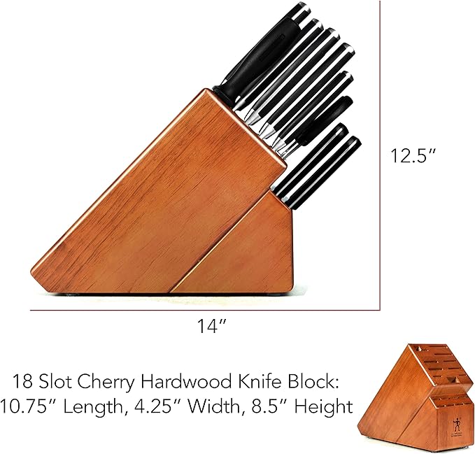 HENCKELS Forged Premio 19-pc Knife Block Set