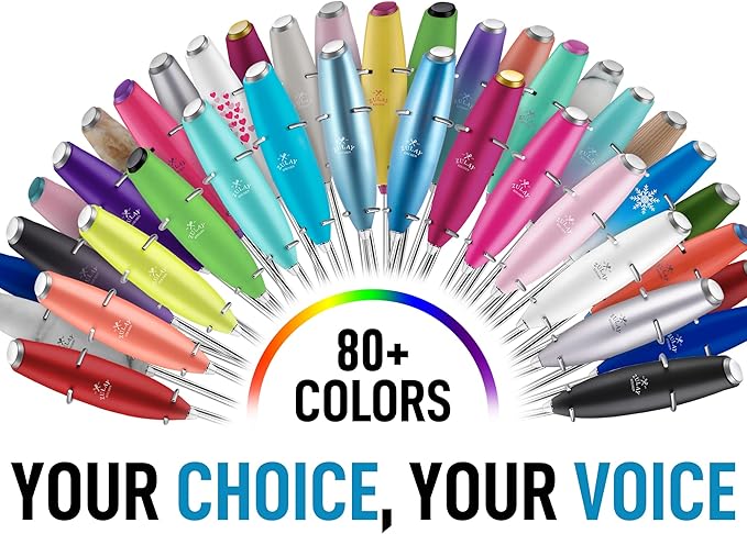 Zulay Powerful Milk Frother for Coffee with Powerful Motor - Handheld Frother Electric Whisk, Milk Foamer, Mini Mixer and Coffee Blender Frother for Latte, Matcha, No Stand - Ocean Spray