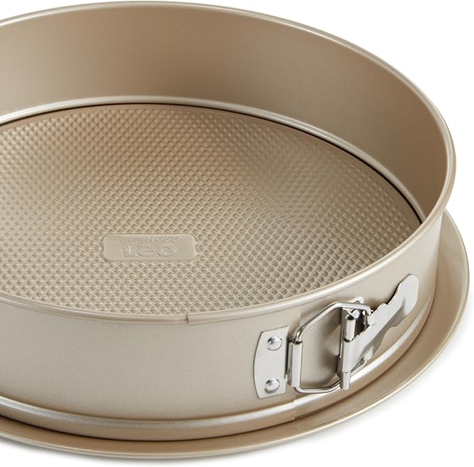 Berghoff Balance Nonstick Springform Cake Pan 11" x 11" x 2.25", Removable Bottom, Lightweight Carbon Steel, Ferno-Green, Non-toxic Coating Bakeware, Leakproof, Oven Safe Up To 450°F