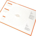 Silicone Pastry Mat X-Large 75 cm x 52 cm, Nonstick Dough Rolling Mat with Measurement Markings, Heat Resistant to 450°F, BPA Free, Dishwasher Safe Baking Mat