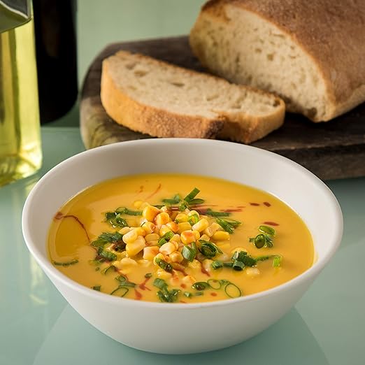 Carlisle FoodService Products Ridge Reusable Plastic Bowl for Home and Restaurant, Melamine, 22 Ounces, Cement, (Pack of 12)