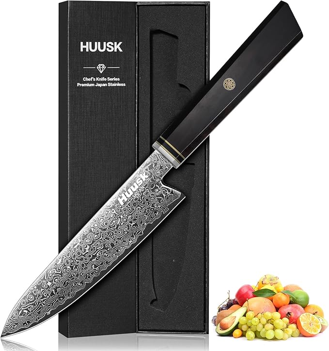 Huusk Damascus Utility Knife Japanese
