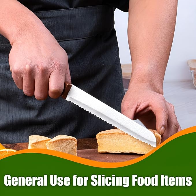 stainless steel onion slice holder onion slicer and chopper,finger guards for cutting food,finger protector for cutting food 2025 Premium Onion Slicer with finger holder & bread knife