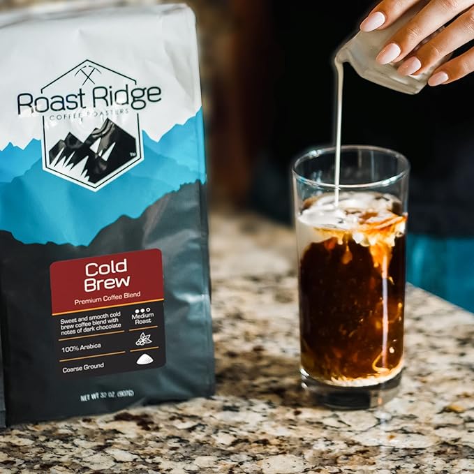 Roast Ridge Ground Cold Brew Coffee Blend, Medium Roast, 2 lb.