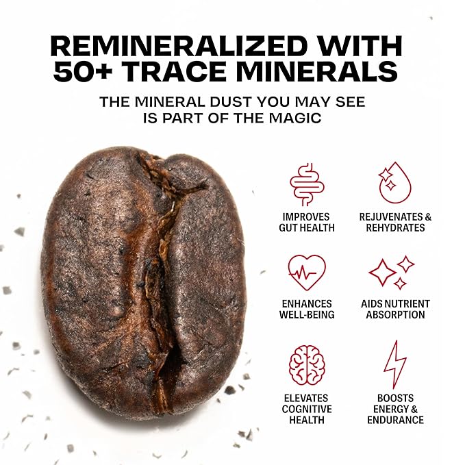Danger Coffee by Dave Asprey, Remineralized, Mold Free & Lab Tested Ground Coffee, Dark Roast, 10.9 Ounce