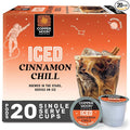 Copper Moon Single Serve Coffee Pods for Keurig K-Cup Brewers, Brew Over Ice Cinnamon Chill, 20 Count