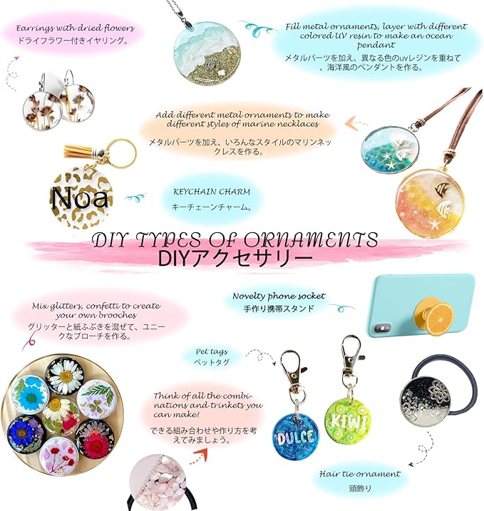 FUNSHOWCASE Circle Mold Epoxy Resin Cement, DIY Coaster Pop Socket Jewelry, 7-Cavity Round Disc 9inch 5inch 4inch 1.5inch 1inch