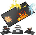 48 ×36 inches Under Grill Mat Fit Blackstone 17in & 22in Griddle with Stand /Griddle Mat for Blackstone, Fireproof Fire Pit Mat Fireplace Mat Grill Pad BBQ Mat Grill Mat for Deck Patio Outdoor Grills