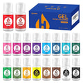 Gel Food Coloring Set – 18 Vibrant Colors, 0.7 oz Each, Concentrated Gel Based Food Dye for Baking, Icing, Cake Decorating, Cookies & Fondant