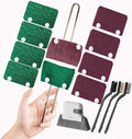 16PCS Kitchen Utensils Set with Scouring Pads,Mini Wire Brushes,Reusable & Durable Cleaning Tools for Household and Kitchen