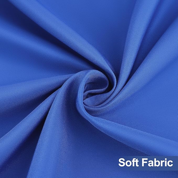 homing Rectangle Table Cloth Cover, Waterproof Polyester Elastic Fitted Tablecloth, Fits for 5 Foot Folding Tables, Washable Table Protector for Picnic, Camping, Outdoor (Blue, 30" x 60")