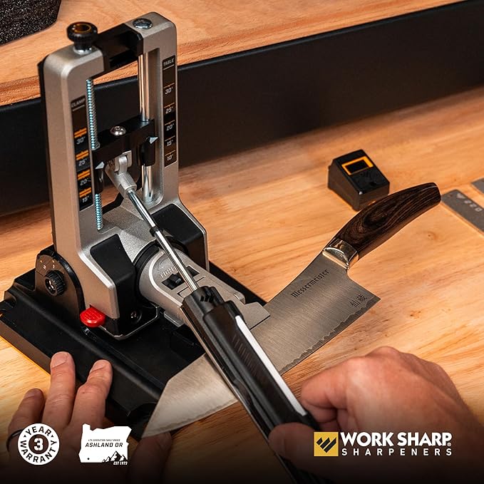 Work Sharp Professional Precision Adjust Elite Knife Sharpener Kit, Sharpen Every Knife You Own