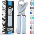 Zulay Kitchen Manual Can Opener with Bottle Opener with Turn Knob