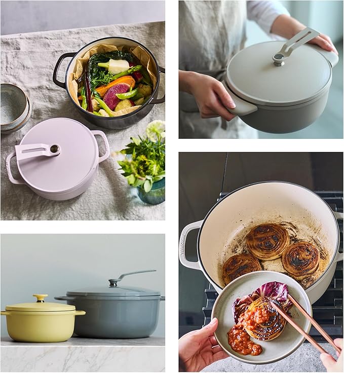 Vermicular Oven Pot 2.0 | Lightweight Enameled Cast Iron Pot | 18cm (2 Qt) | Non-Toxic | Induction-compatible | Dutch Oven | Made in Japan | Matte Chamomile Yellow