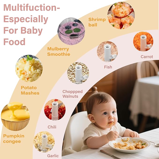 ‌Manual Food Processor Vegetable Chopper, Portable Hand Pull String Garlic Mincer Onion Cutter for Veggies, Suitable for Vegetables, Ginger, Garlic, Fruits, Onion, Potato, Salad (Pink 500 ml)‌
