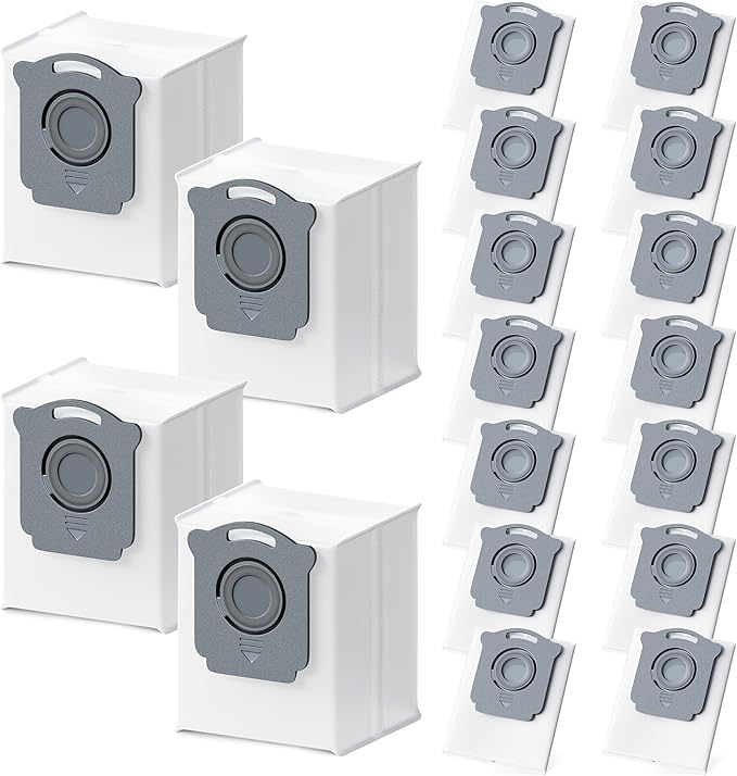 18 Pack Vacuum Bags Replacement Compatible with iRobot Roomba i7, i7+, i3, i3+, i1+, i4, i4+, i6, i6+, j7, j7+, i8, i8+,s9, s9+ Plus, i & s & j Series Clean Base Automatic Dirt Disposal Bags