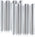 Hesanzol Baguette Pans for Baking 15" x 11", Carbon Steel 3 Loaf Nonstick Baguette Baking Tray for French & Italian Perforated French Bread Pan (2pack - Silver)