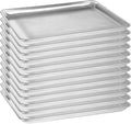 12 Pack Half Size Aluminum Perforated Baking Sheet Pan, 13"×18" Cookie Sheets For Oven in Bakery, Restaurant & Kitchen