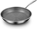 Non Stick Frying Pans 10-inch/11-inch, Nonstick Frying Pan with Induction Compatible Base, Durable & Easy Clean for Gas/Electric Stove (10 inches)