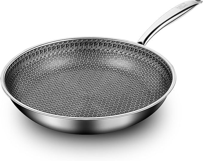 Non Stick Frying Pans 10-inch/11-inch, Nonstick Frying Pan with Induction Compatible Base, Durable & Easy Clean for Gas/Electric Stove (10 inches)