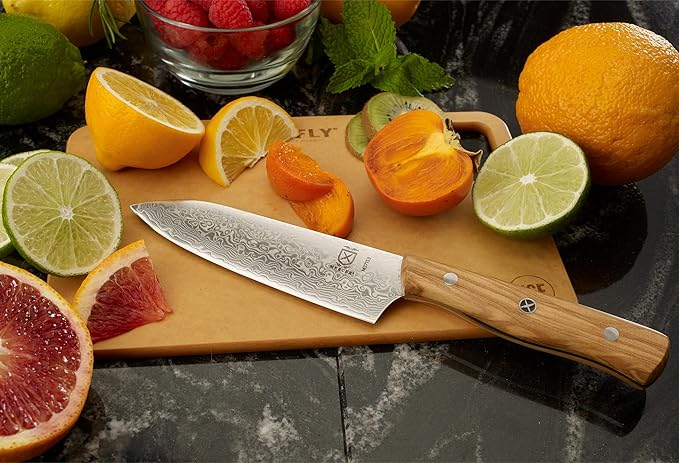 Proposed Value: Mercer Culinary Premium Grade Super Steel, 5-Inch Bar Knife, Spalted Maple Handle/Saya Cover