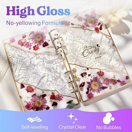 LET'S RESIN EPOXY RESIN Fast Cure Resin Epoxy for Jewelry,1 Gallon Quick Dry Resin-4 Hours Demold,Crystal Clear & Bubble Free Casting Epoxy for Painting,Craft,Art,Molds