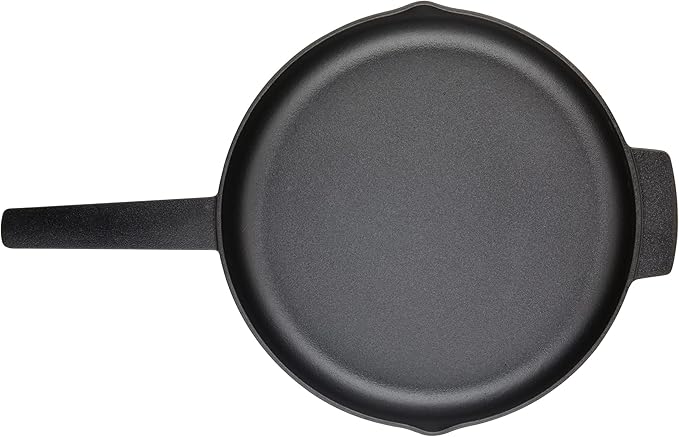 KitchenAid 48395 Seasoned Cast Iron Frying Pan/Skillet, 12 Inch - Black