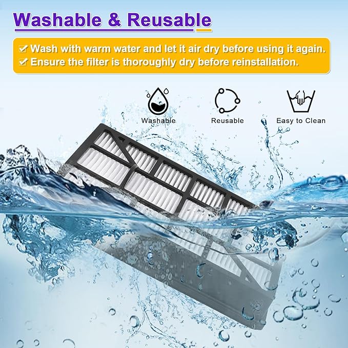 3 Pack EF-12 HEPA Filter Replacement for Kenmore 62731, 52731, 81615, 81614, BC4026 Canister Vacuum Cleaner, 600 Series Exhaust Filter for Kenmore canister vacuum filter, Compare To Part# 591021101