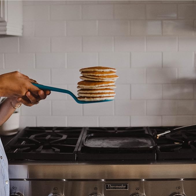 GIR: Get It Right Silicone Kitchen Spatula Turner - Non-Toxic Cooking Utensils for Nonstick Cookware, Cooking and Baking, Ultimate - 13IN - Studio White