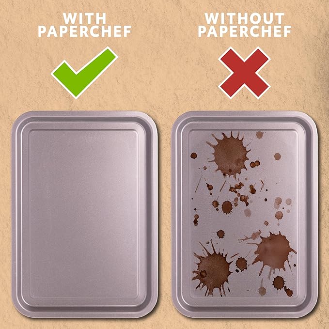 PaperChef - X-Large Parchment Baking Cups - Easy Release, Non-Stick Paper - 30 count