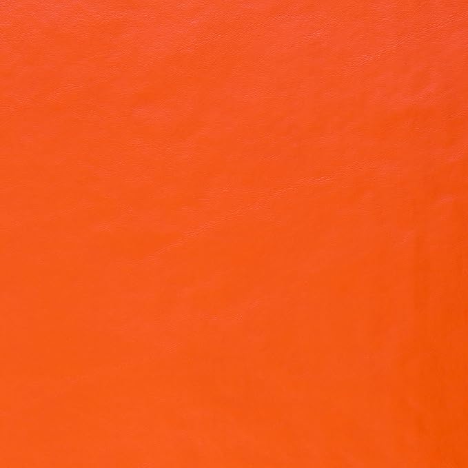 Yourtablecloth Heavy Duty Vinyl Rectangle or Square Tablecloth – 6 Gauge Heavy Duty Tablecloth – Flannel Backed – Wipeable Tablecloth with Vivid Colors & Many Sizes 52 x 90 Orange