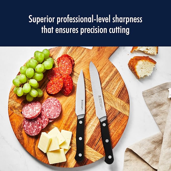 HENCKELS Solution Razor-Sharp 3-pc Starter Knife Set, German Engineered Informed by 100+ Years of Mastery
