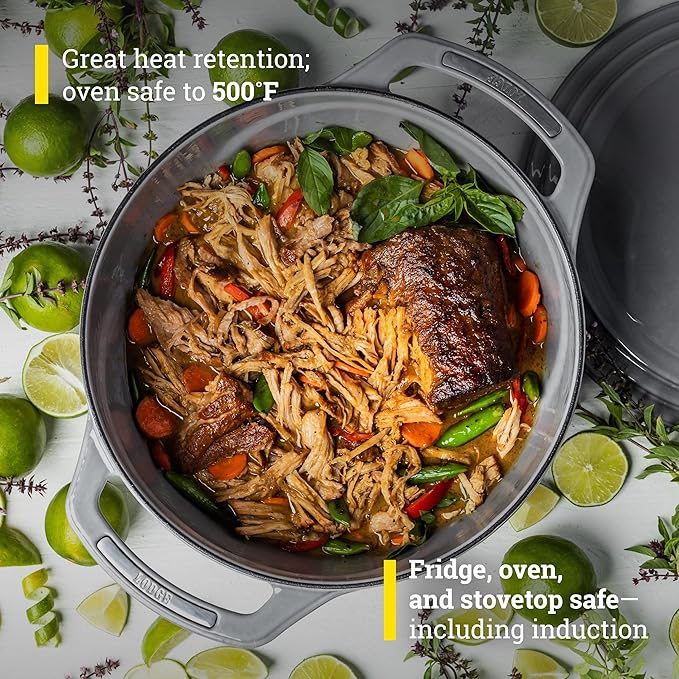 Lodge USA Enamel Dutch Oven 7.5 qt., Moonstruck