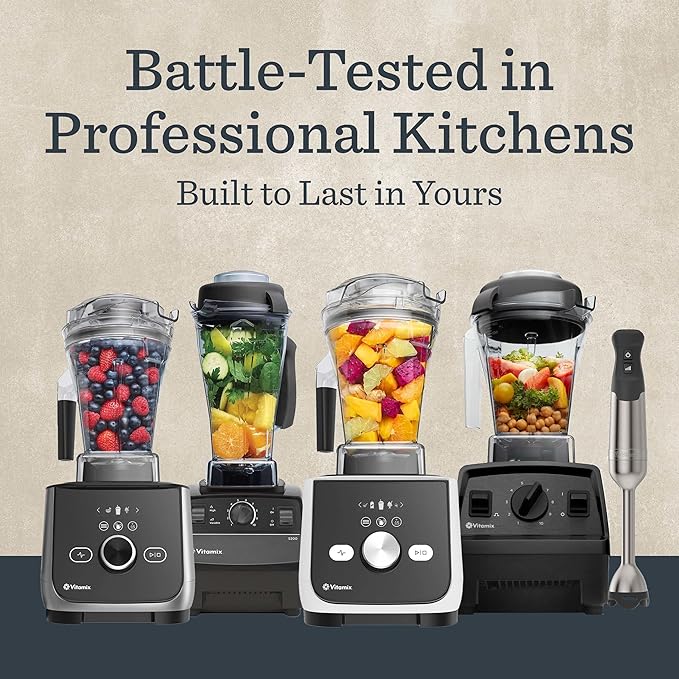 Vitamix Explorian with Programs, Three Blending Programs, Professional-Grade Blender for Smoothies and More, Self-Cleaning Kitchen Appliance, 64 Oz Container, Slate (Renewed Premium)