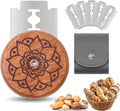 UFO Bread Lame Cutter for Homemade Sourdough,Bread Scorer Tool for Sourdough with 5 Blades and Storage Cover,Slashing Tool Bread Cutting Knife for Artisan Bread and Baguette Makers,Lotus