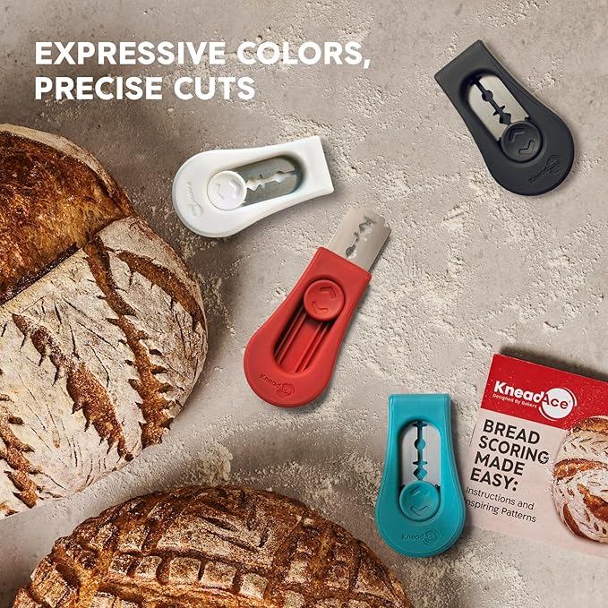 KneadAce Bread Lame & Bread Slings Set Of Oval & Round