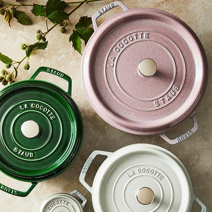 Staub Cast Iron 4-qt Round Dutch Oven - Lilac