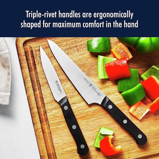 Henckels Solution 14-pc Self-Sharpening Knife Block Set - Black