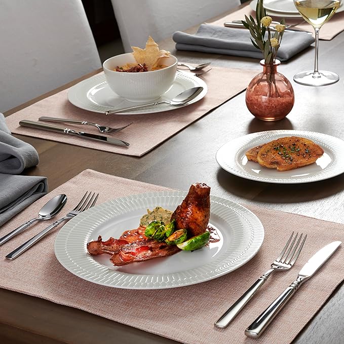 Oneida 2267004C Easton Fine Flatware Dinner Spoons, Set Of 4, 7.3" L x 1.71" W