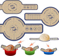 Silicone Bread Sling for Dutch Oven, 3 Pack (8", 10" Round & 6" Oval) – Non-Stick & 500°F Heat Resistant Sourdough Mat, Easy to Clean, Reusable Food-Grade Slings – Fits 3–7 qt Dutch Ovens